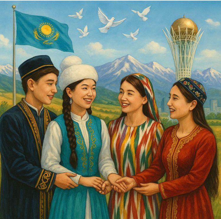 «Қазақстан — бірлігімен ынтымағы жарасқан ел» атты танымдық кеш мектебімізде жоғары деңгейде өтті.